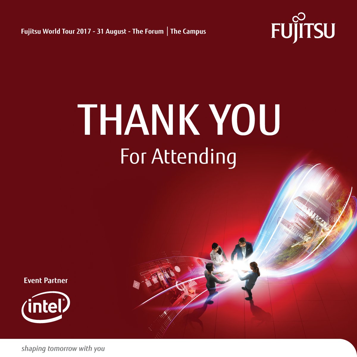 Fujitsu_SA's tweet photo. Thank you to everyone for being part of our big event today! #FujitsuWorldTour 2017. Team @Fujitsu_SA. https://t.co/gIJhok9Q1P