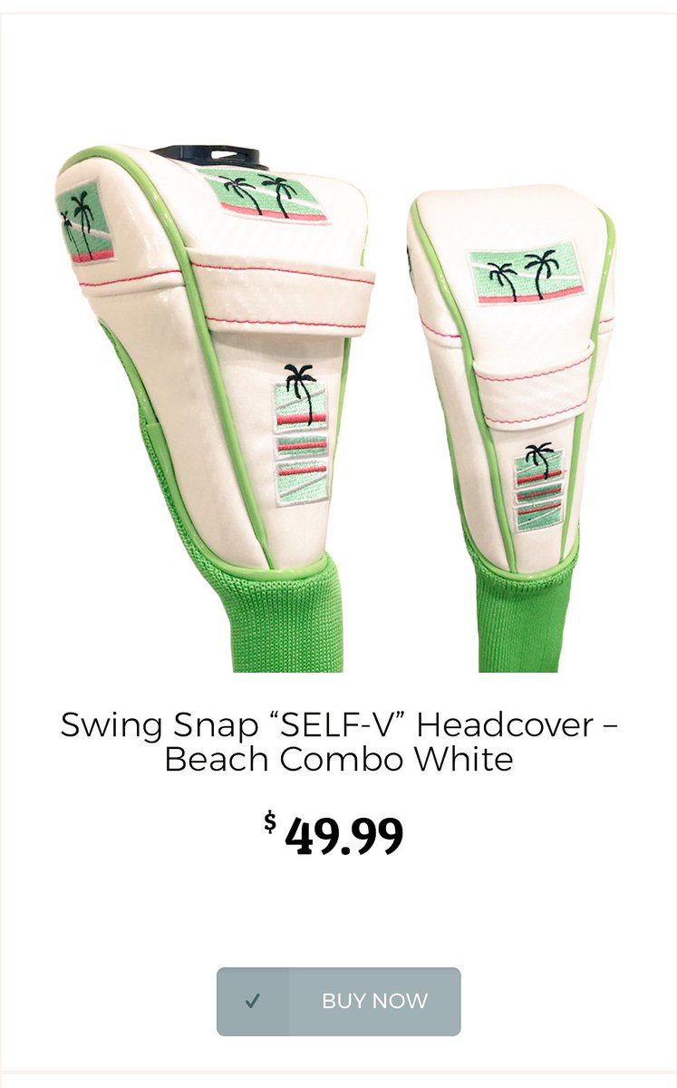 selfvheadcover's tweet photo. Our new Beach Combo White headcovers are available on our site! Fits your fairway metal and hybrid. Conveniently film your own swing! https://t.co/XnWOWr5ebr
