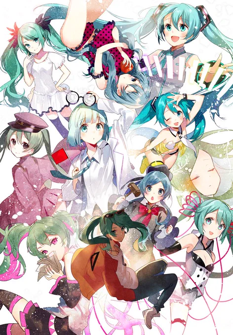 ミク10周年おめでとう!10年分間に合ったよ～～～!!!!!(;;)
#初音ミク生誕祭2017 #初音ミク10周年 