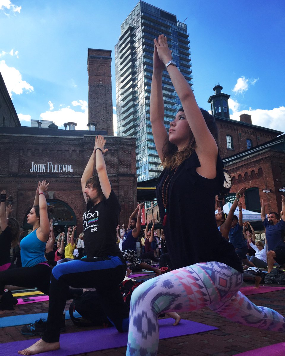 Class #4 at #fitforfall2017. Oblong Yoga and Sierra Armstrong. Get all the kinks out! Sun., Sept. 10, 12-12:40 pm. omto.ca