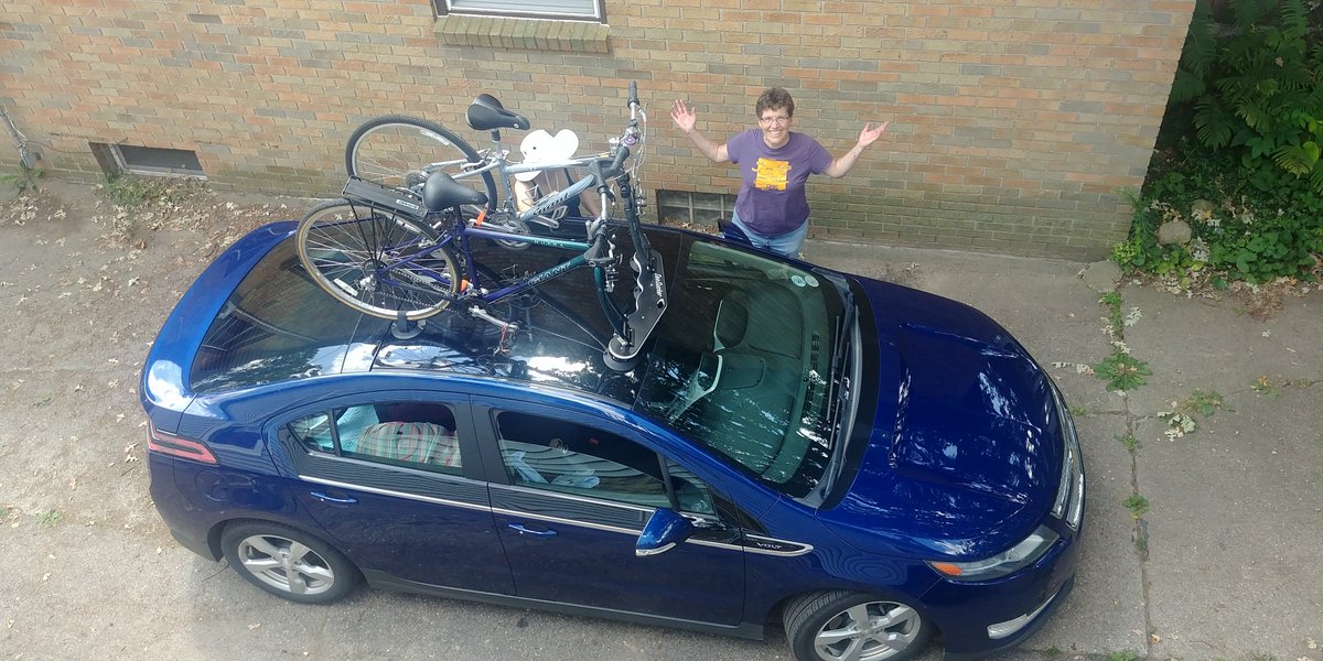 AmazingChevVolt's tweet photo. @WRVoltec +20
@GM @chevyElectric @Chevrolet #ChevyVolt #EREV #BikeRack's
#WithoutADropOfFuel, Mostley!
https://t.co/DpfJOS4V1c
#VoltStats https://t.co/zCYXN5xlzB