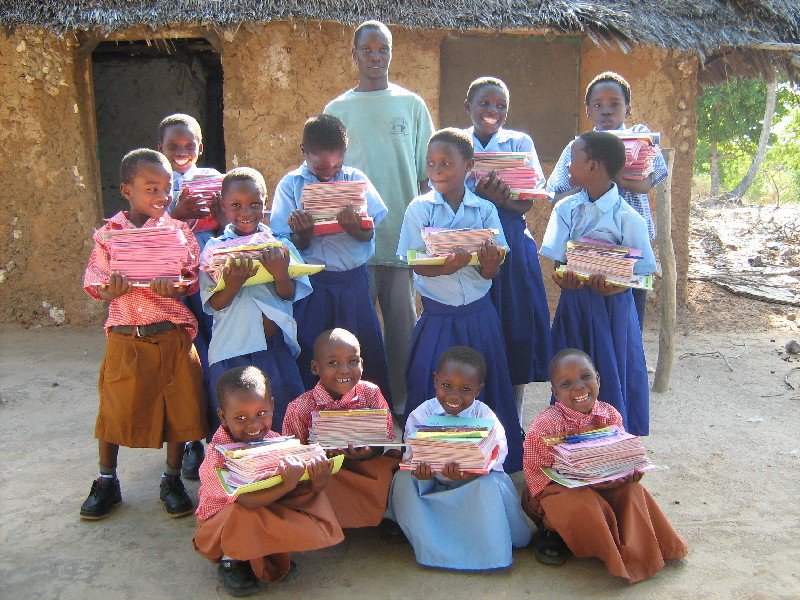 JikoJames's tweet photo. Here's our first 'delighted dozen'; needy kids, all kitted out for their 1st day at school - new uniforms, shoes, books; a picture of joy ! https://t.co/McbO4nsnXK