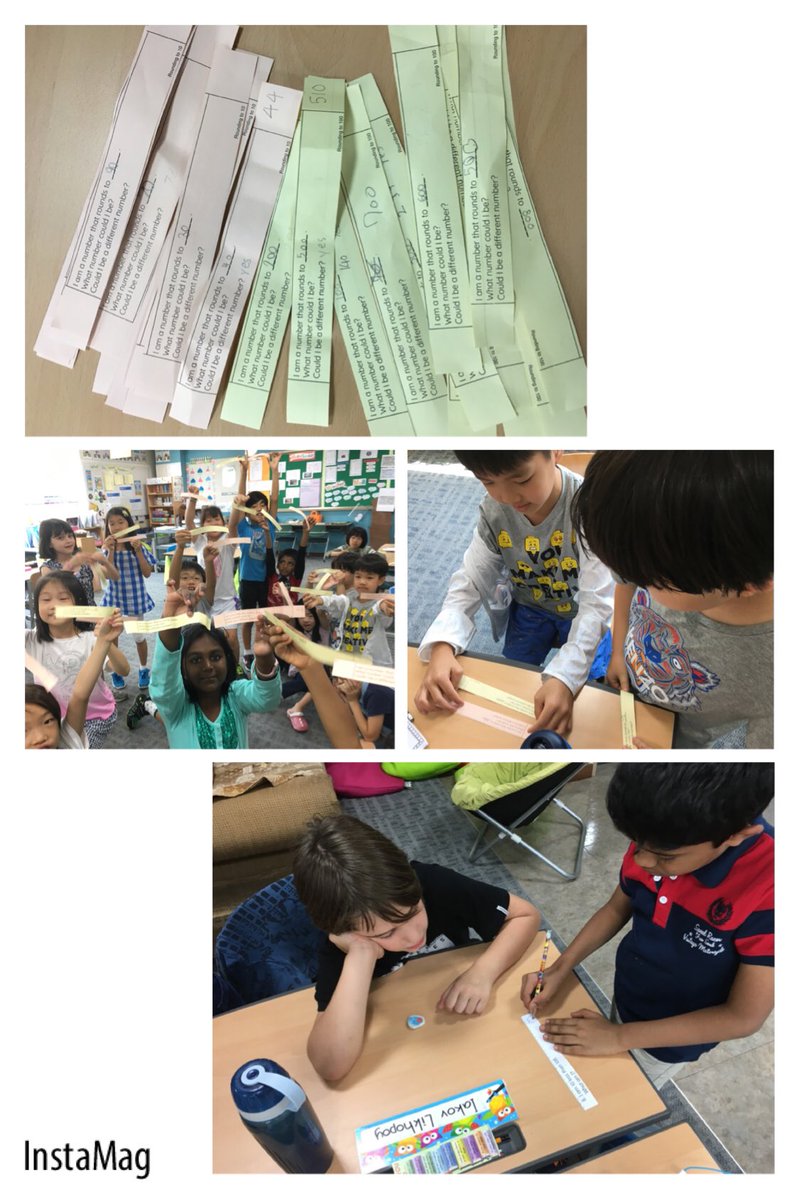 RabihahSimmons's tweet photo. The Gr 3 Ss enjoyed making &amp; solving each others Rounding Riddles today!  #applyingunderstanding #mathisfun #KnightsRoK https://t.co/9PjsBbpbkY