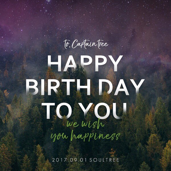 soultreefanclub's tweet photo. HAPPY BIRTHDAY TO YOU CAPTAINTREE🌳
#박효신 #소울트리 #soultree #parkhyoshin #captaintree #朴孝信 #パクヒョシン #happybirthday https://t.co/PK9SHRgBgQ