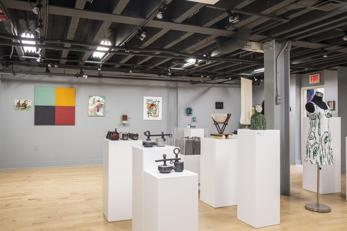 nbccd's tweet photo. Throwback to this past year’s #FacultyExhibition. Keep your eyes peeled for the next one in Dec. Our staff are busy preparing! #craftbt https://t.co/m70dMjGoUZ