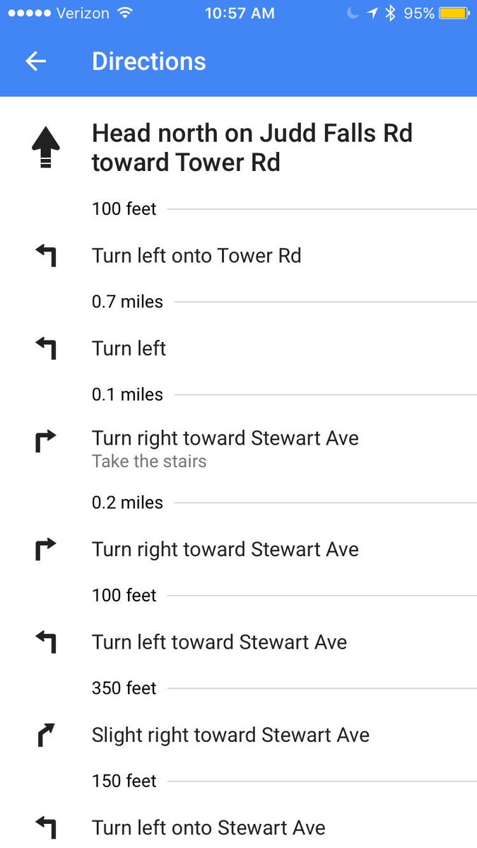 fkauber2450's tweet photo. @2450fall17 #KnowledgeInTheHead from Google Maps to preview the route. Cred: @CPang2450 @gsantarelli2450 @fkauber2450 https://t.co/oJ6Ive6Y6A