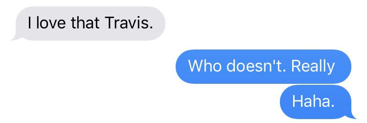 JillSixx's tweet photo. Talkin' mad love on that @TravisStevens fella with @TravisVolz ! #ThatTravis https://t.co/5CP0G8TwLc