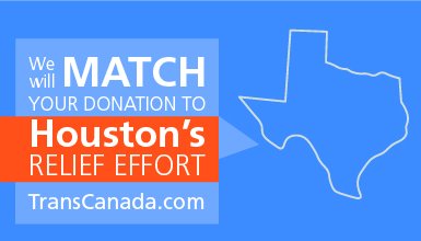 TCEnergy's tweet photo. #HoustonStrong – join us in supporting those devastated by #Harvey. We pledge to match donations: https://t.co/mmNYT9WYDD. Please share! https://t.co/t3bygitOAt