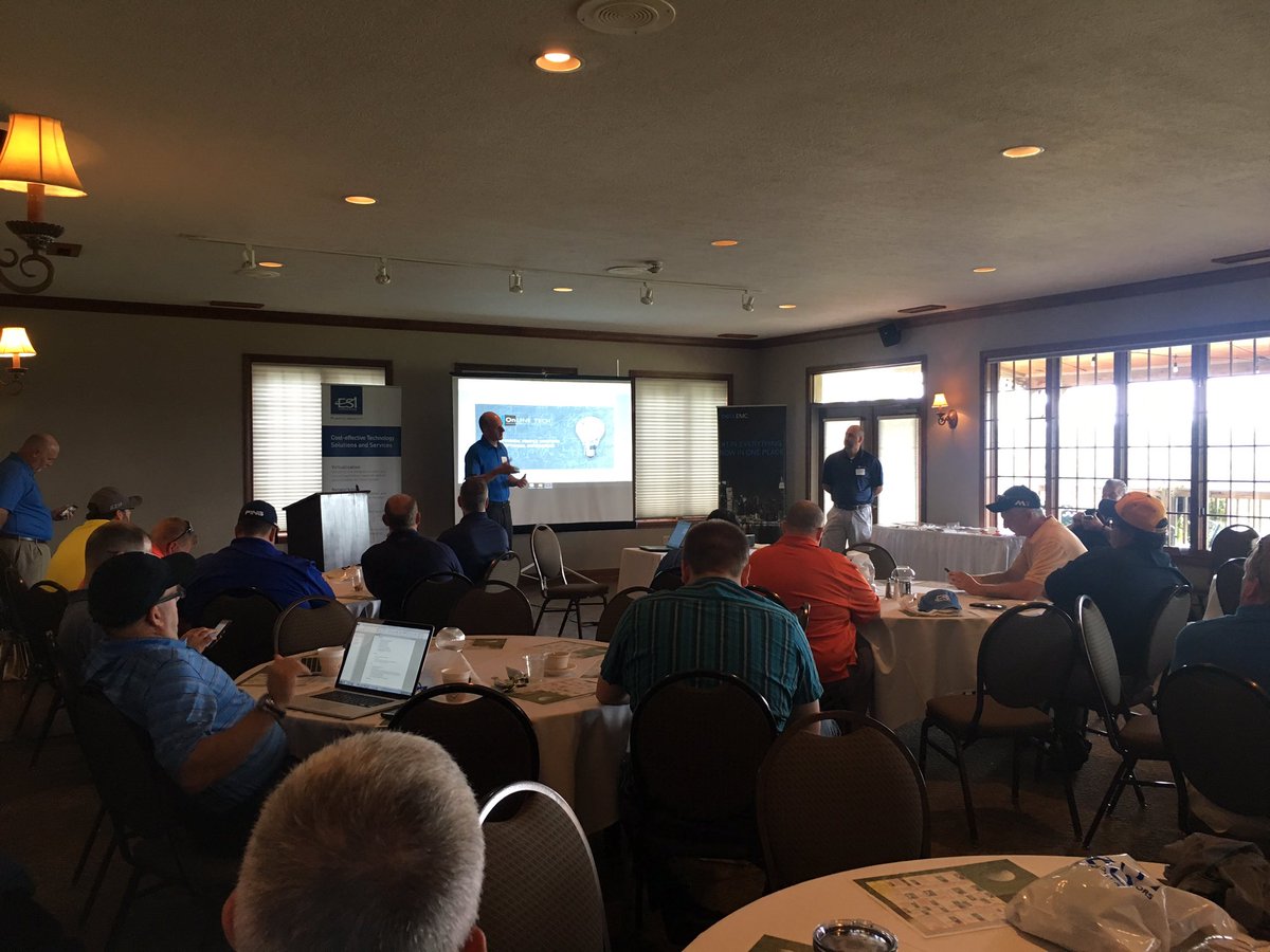 ESITechadvisors's tweet photo. .@OnlineTech introducing their services to #TeamESI customers. #ESISeminar #partners https://t.co/IGV6ZycHoW