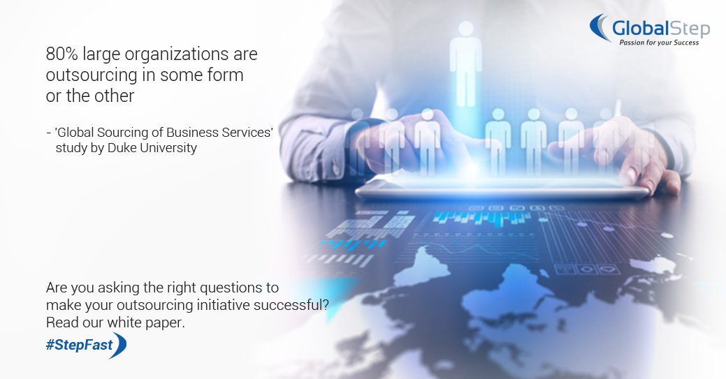GlobalStep's tweet image. Answering these 5 questions could be the difference between a successful or botched outsourcing initiative bit.ly/2vIl82w #StepFast