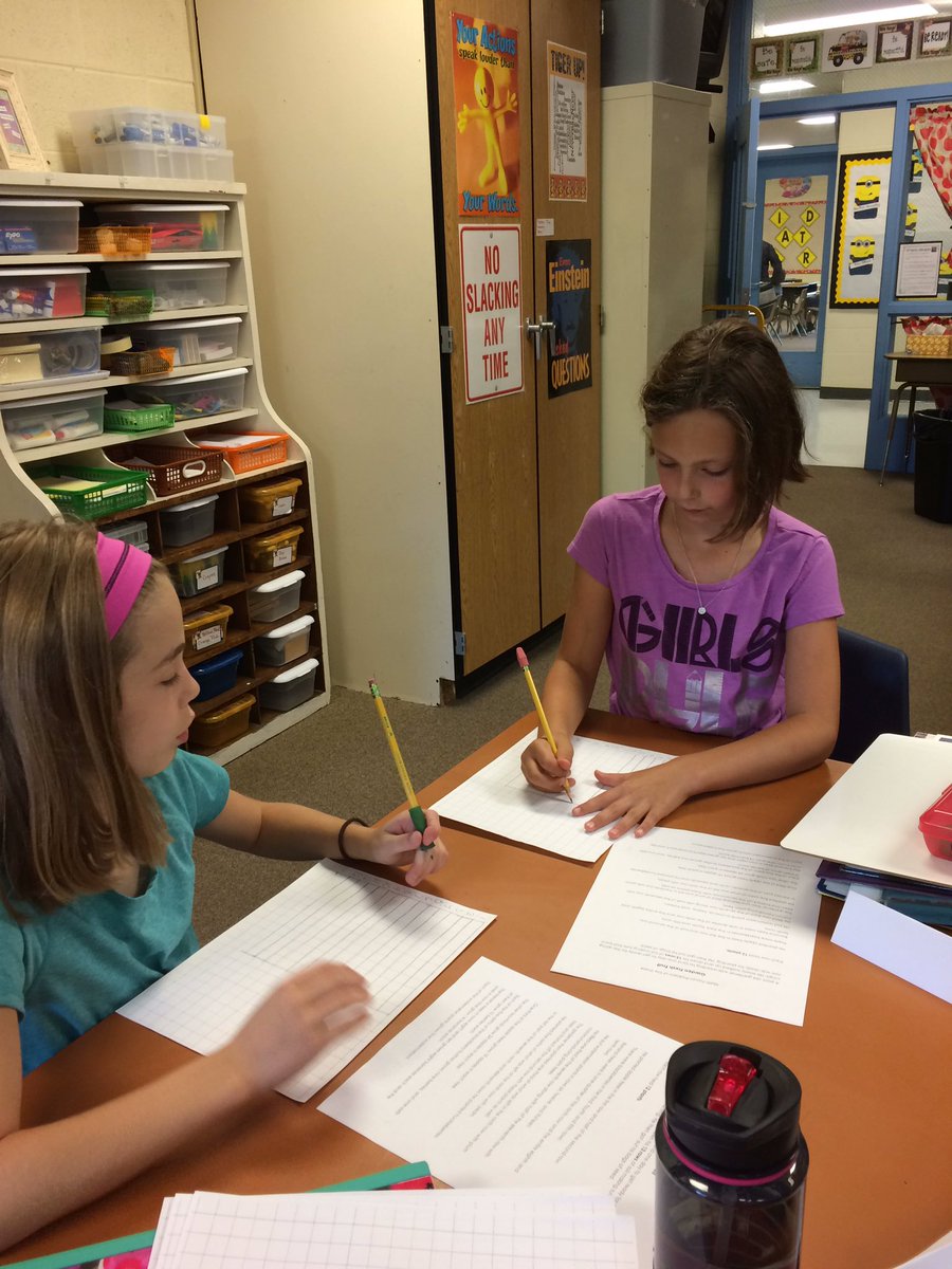 MT_MathDept's tweet photo. #girlpower STEM in fourth grade math class. Using math tools to solve problems. https://t.co/VxYDqShcKO