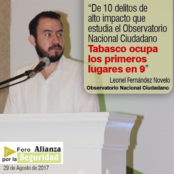 Mesa_Ciudadana's tweet photo. Al marco del #ForoAlianzaporlaSeguridad @leoxnv hizo una excelente presentación. #YoPorTabasco https://t.co/XiuTHcnhyA