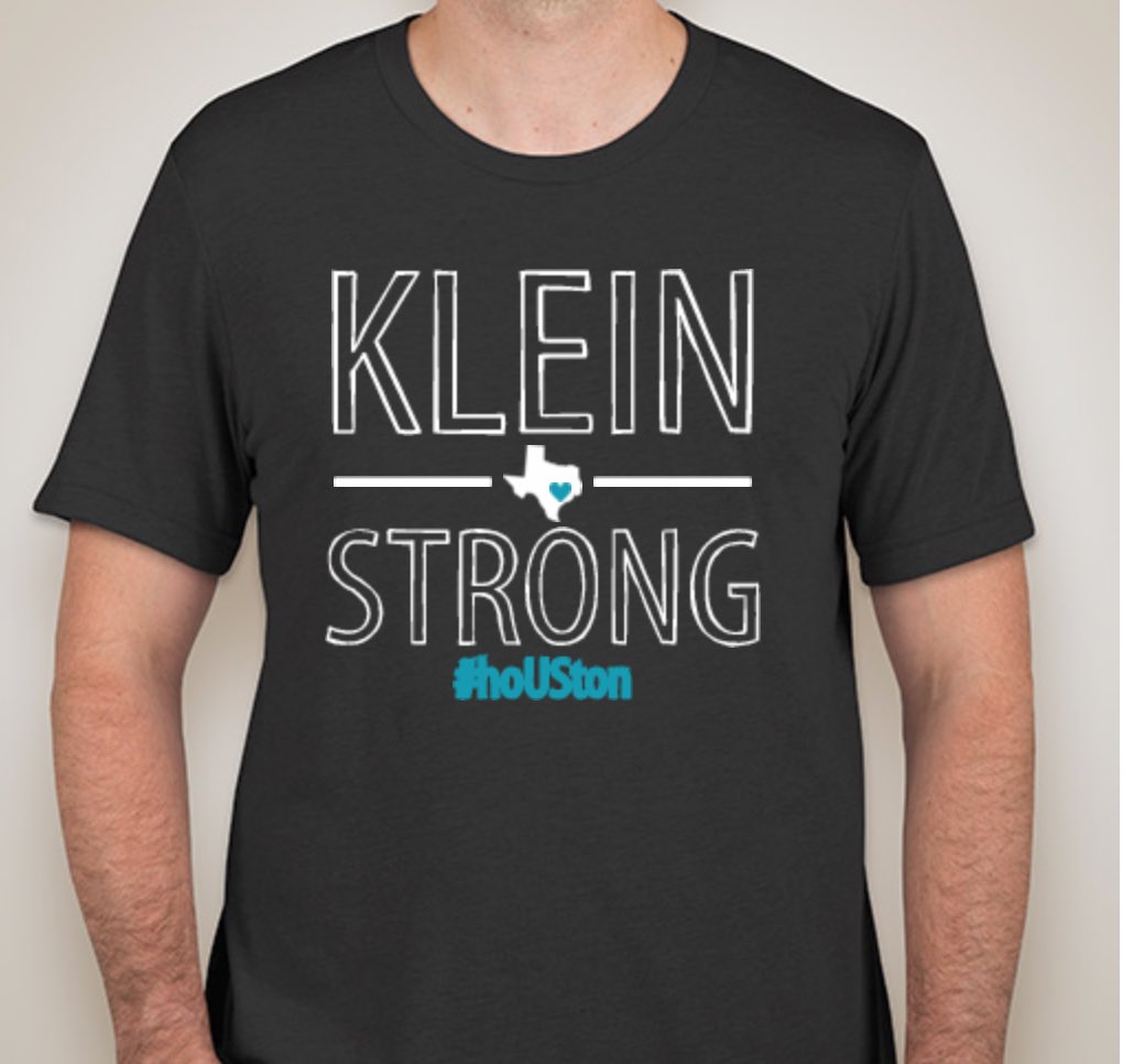 klein_stuco's tweet photo. Klein ISD teachers/staff/community. We will be selling these shirts to help our community for $20. More details in the next week❤️💙💜💛 https://t.co/0XjHu2OHap