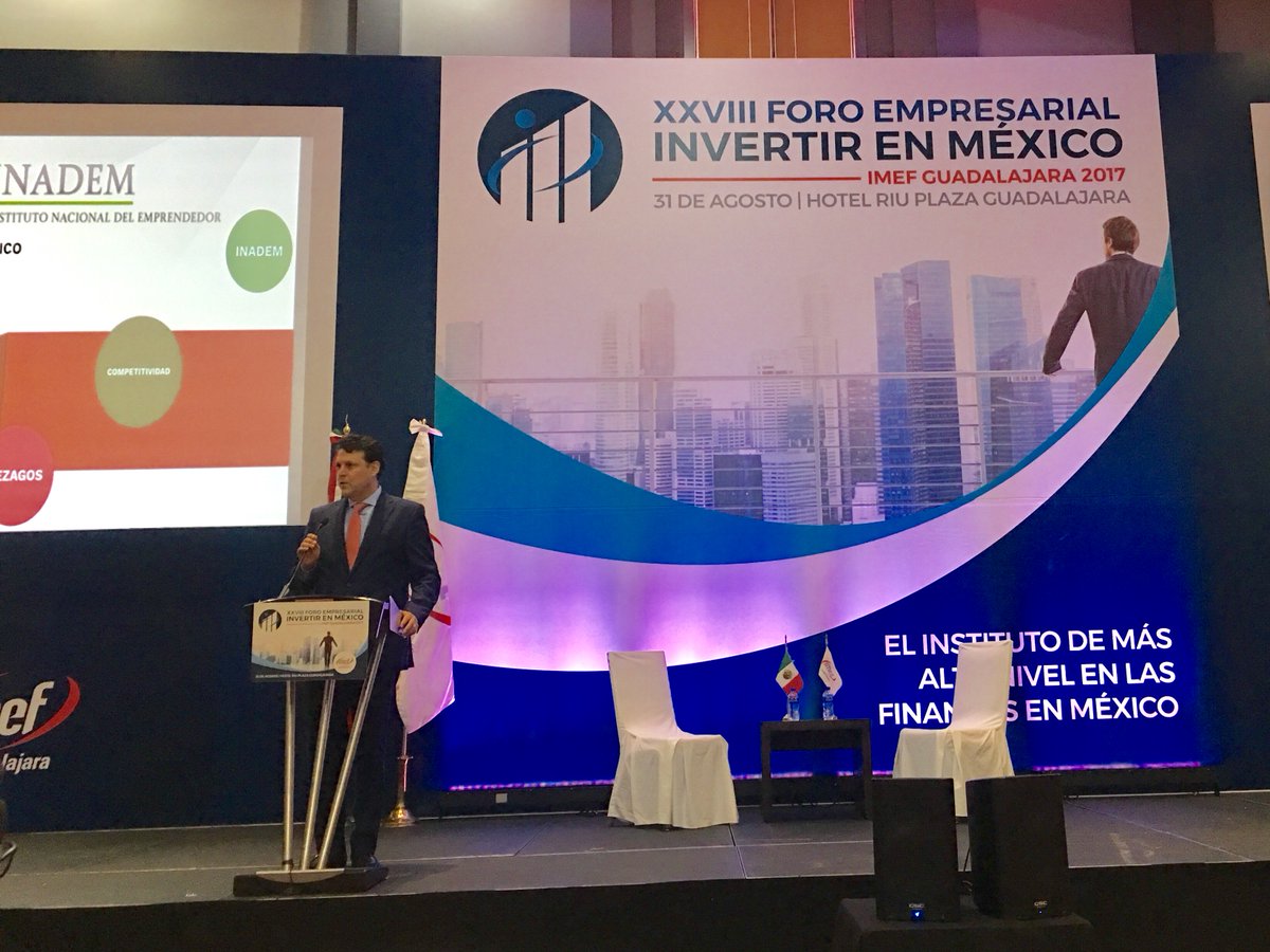 AdrianaBerrocal's tweet photo. Gracias @ADelgadoAyala Presidente del @INADEM_SE @SE_mx por acompañarnos #FOROIMEFGDL @imef_gdl @IMEFOficial #Economía #México https://t.co/UL3roSJlyP