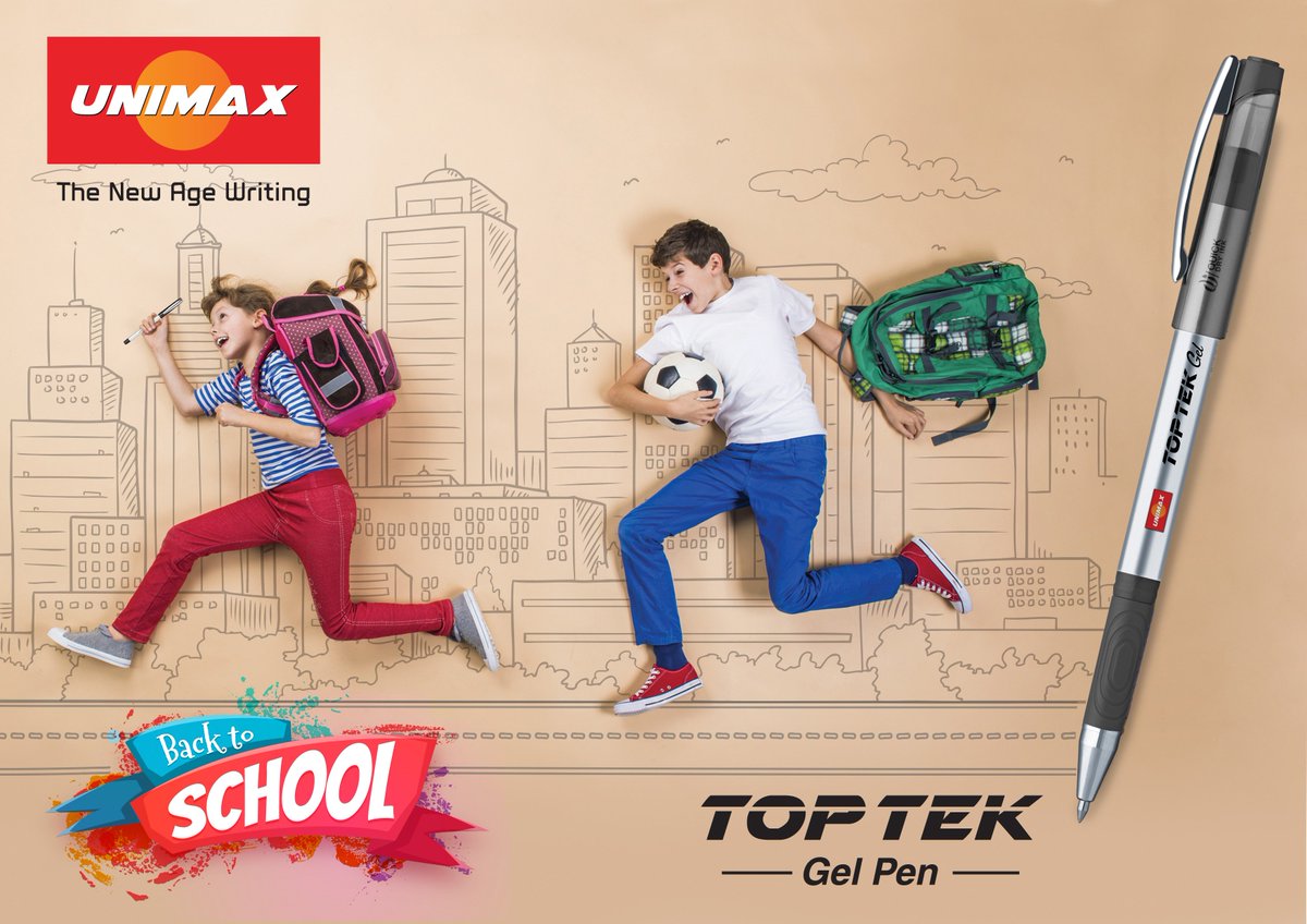 unimaxindia's tweet photo. Are you ready to head #BacktoSchool ? Back to day dreaming, doodling &amp; scribbling...#StartWriting #UnimaxStationery #NewAgeWriting https://t.co/023sXaAqaz