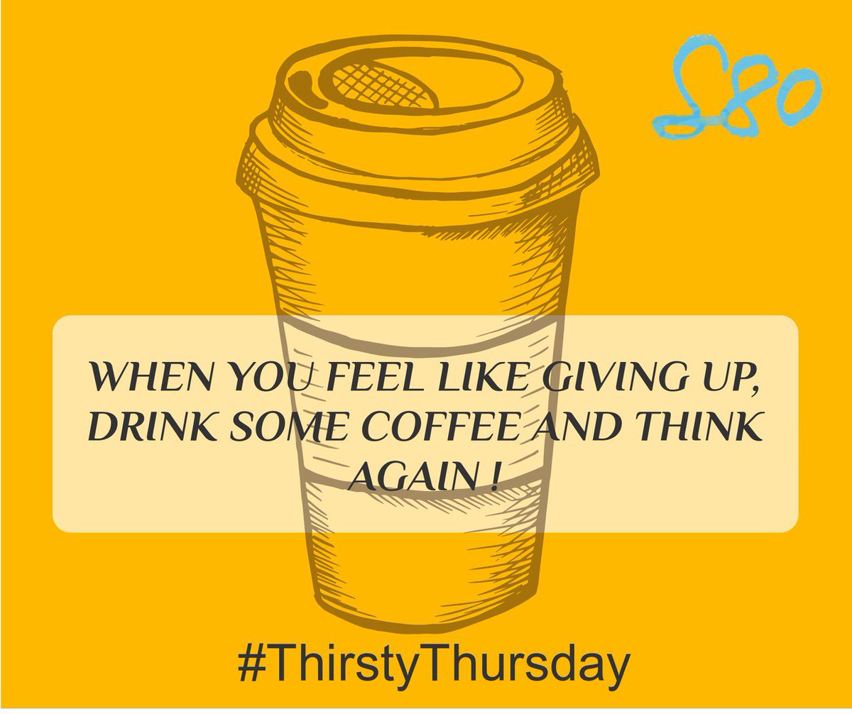 Sound80Studio's tweet photo. If this has been a long week for you this is all the advice you need. #ThirstyThursday #Coffee #JavaJitters https://t.co/CS0y1rPrCY