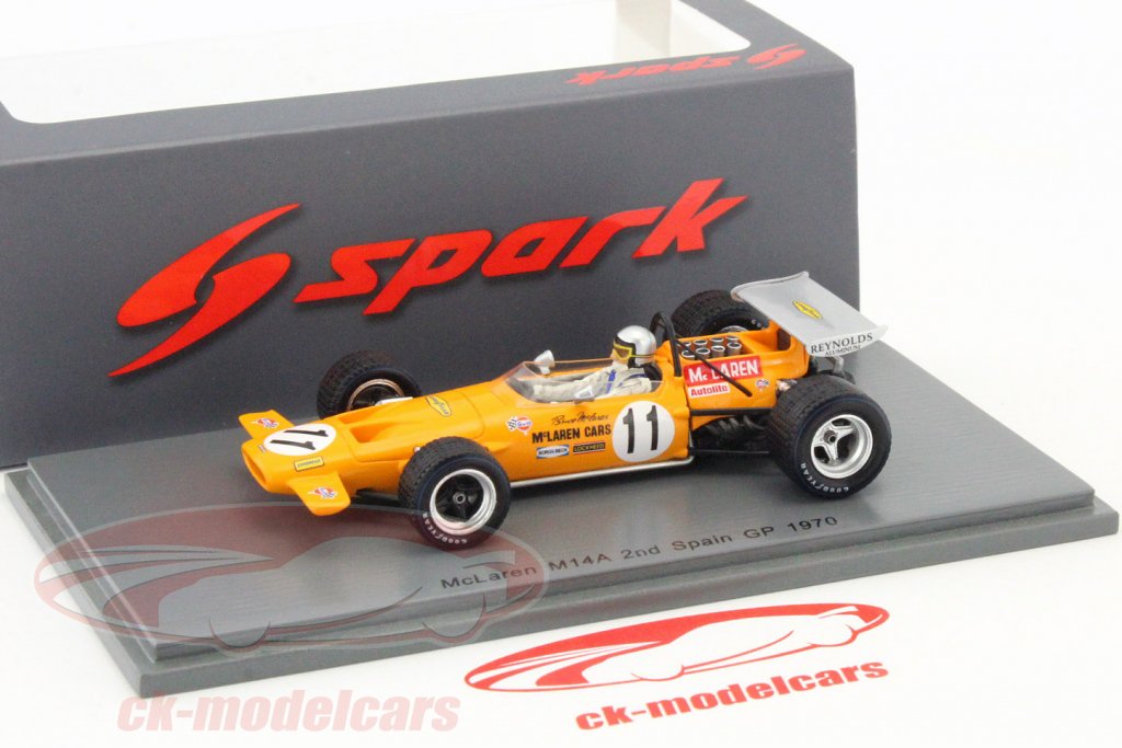 CkModelcars's tweet photo. #McLaren #M14A 2nd #F1 #SpainGP 1970 #BruceMcLaren #modellautos #modelcars scale 1:43 by #Spark / Enjoy #ItalianGP https://t.co/Cd6WNf1AhW https://t.co/3AjeCDOYxc