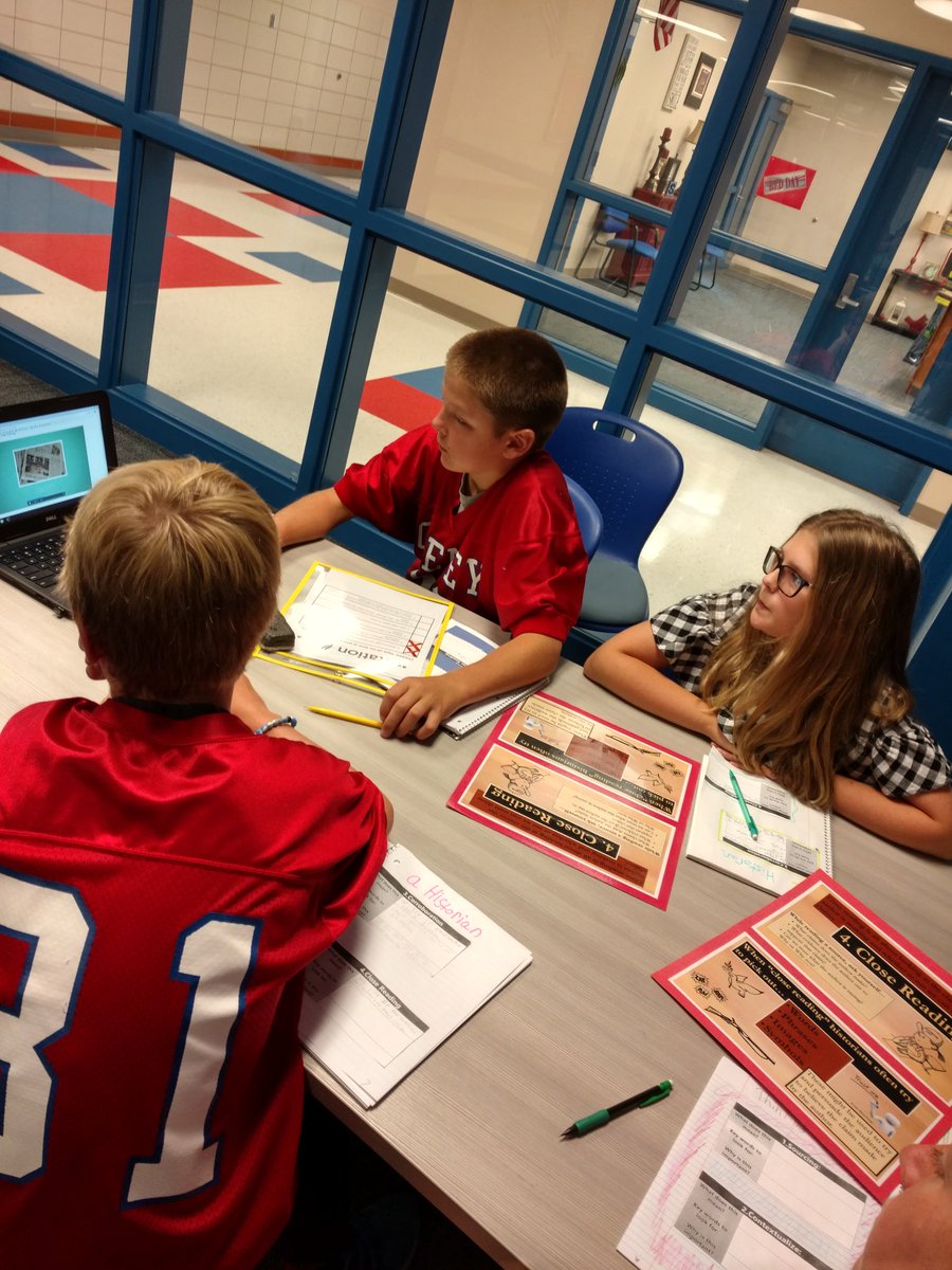 JillWebs's tweet photo. Added @AdobeSpark video to explain hist thinking stations. Much more S centered learning!  #ksedchat #ditchbook #sschat #HistorianBootCamp https://t.co/QHU84hStEx