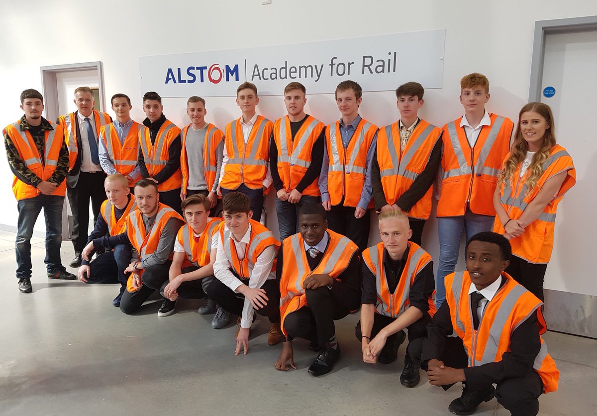 AlstomUK's tweet photo. An incredibly proud day for us today. We have been inducting our very first apprentices at the Alstom Academy for Rail. #AlstomInWidnes https://t.co/pfvw9lRFve