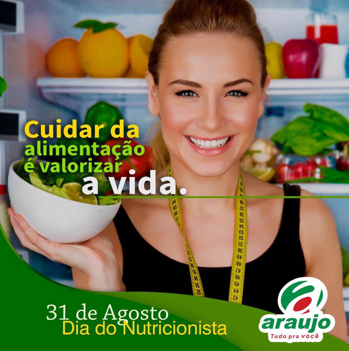 Parabenizamos à todos os nutricionistas que fazem da nossa vida a mais saudável!!!