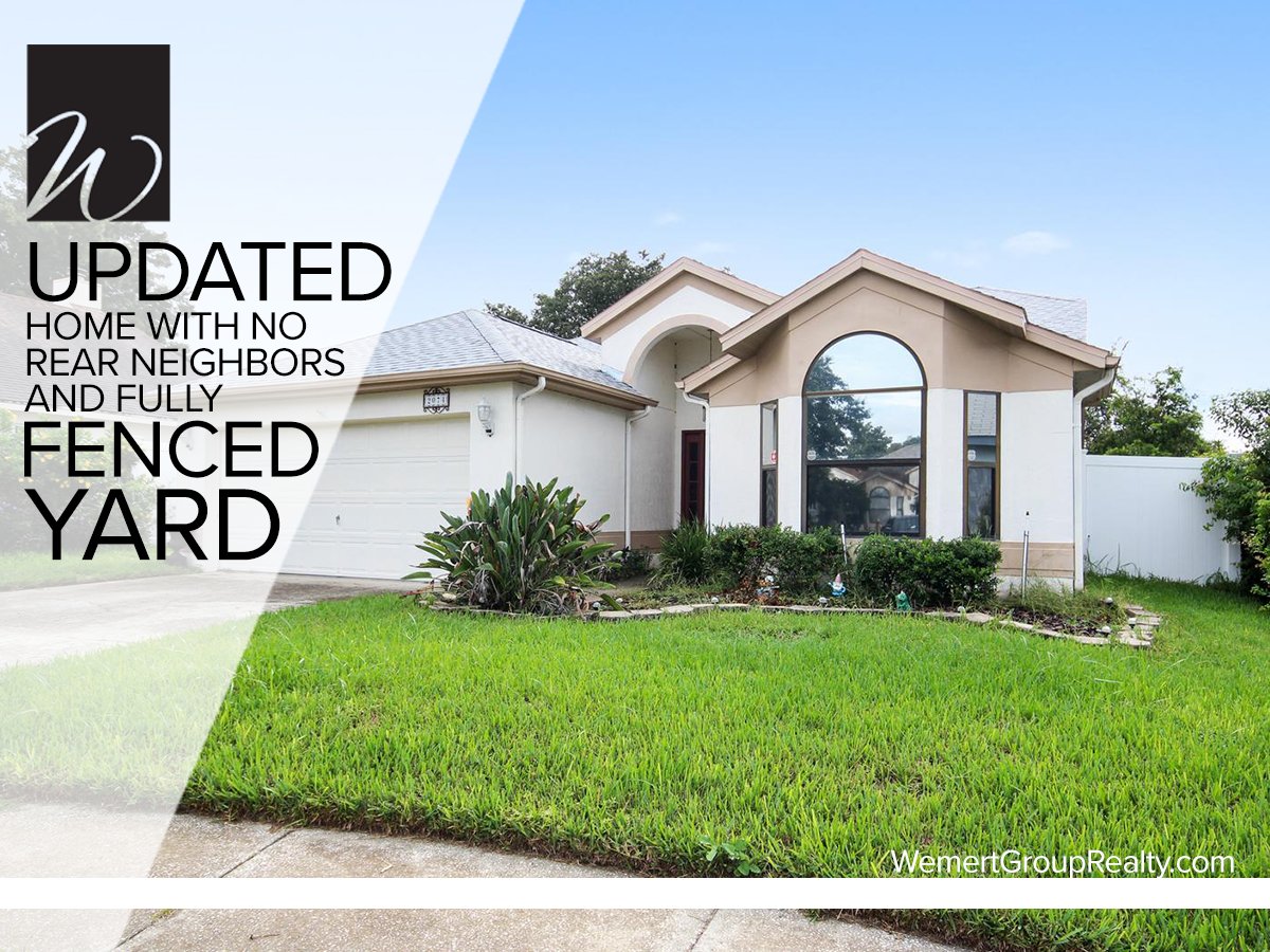WemertGroup's tweet photo. Youโll fall in love with this updated home with a fully fenced yard! #JustListed #LowHOA #Apopka /wemertgroup.com/2074Wenthworth https://t.co/2YRicrtwQB