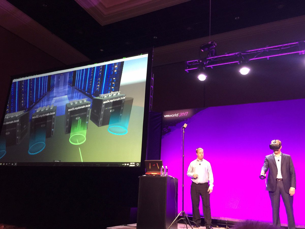 alanrenouf's tweet photo. If you didn’t see us manage vCenter & #VMWonAWS in virtual reality attend todays session #LC1748BU in Islander A, lower level 12:00 #vmworld https://t.co/jW4sabU1lt