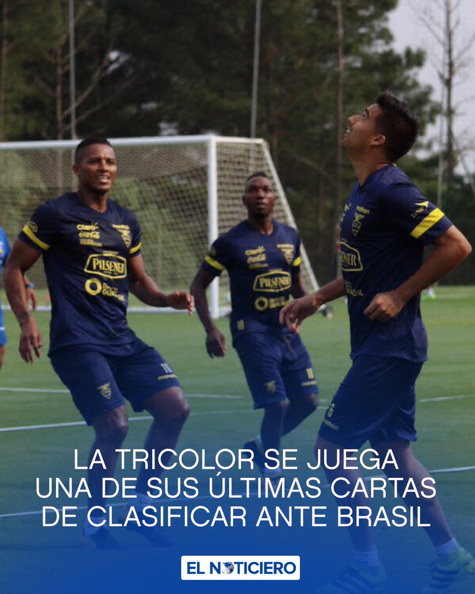 elnoticierotc's tweet photo. Ecuador cumplió ayer con su último entrenamiento de cara al partido de esta noche (19:45 de Ecuador) frente a Brasil https://t.co/7YjpbBuHxM https://t.co/9aM6byUgEz