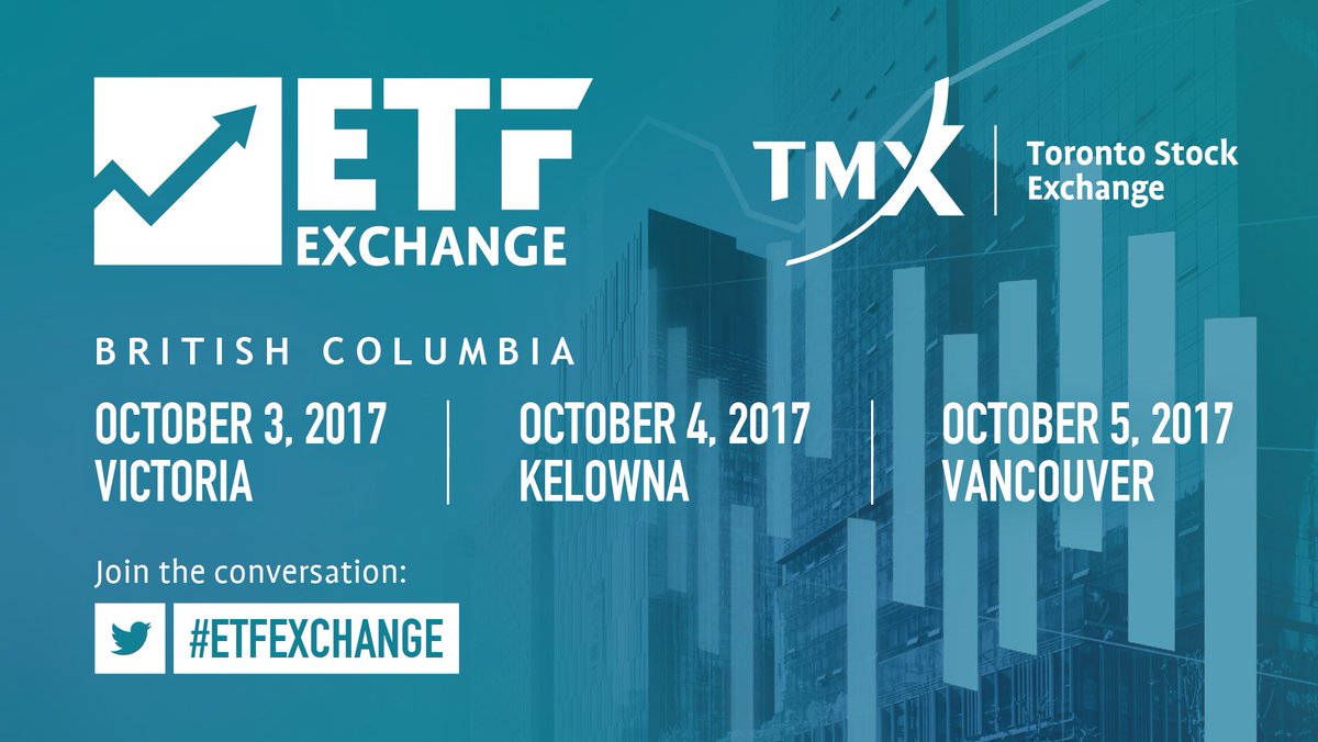 tsx_tsxv's tweet photo. The #ETFExchange is headed to the west coast! Hear #ETF experts share insights & discuss misconceptions. Register: https://t.co/MHh2qnf8vV https://t.co/LgAqpjczM5