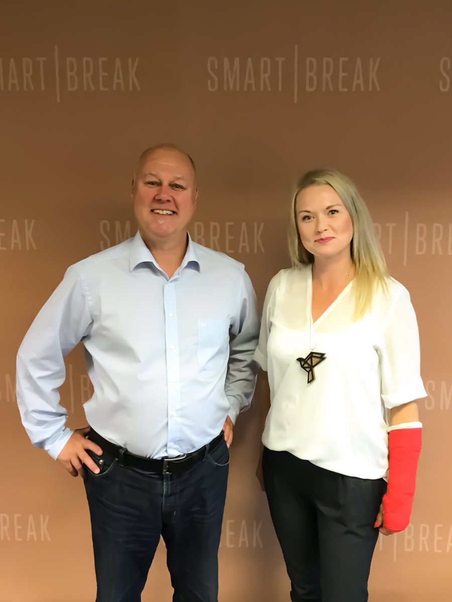 smartbreak_fi's tweet photo. Jukka &amp; Johanna @AlvinoneApp kävivät moikkaamassa alkavien yhteisten projektien tiimoilta ✴️👍🏻
#alvinone #odum #työhyvinvointi #yhteistyö https://t.co/VIsjJtagXd