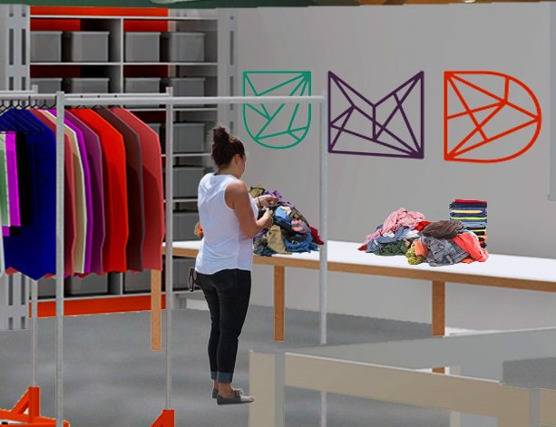 Thanks @vertandvogue for donating one of your retail racks to UMD for a 2nd life in the Clothing Closet re-design gofundme.com/povertyfightin…