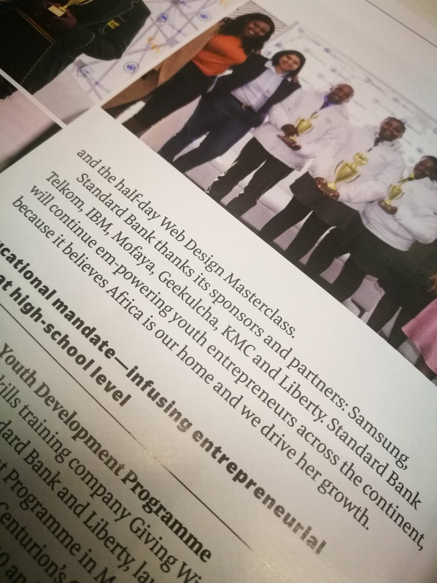 4otune's tweet photo. There I was going through @FastCompanySA and look what I bumped into, @FaithTembe from #SBIncubator &amp; the #SBHackathon we did For @SBGroup https://t.co/1k0ER1ownS