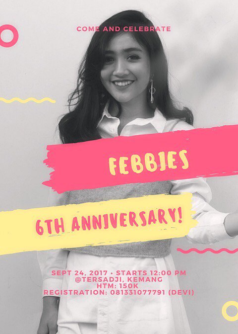 Haii Febbies yuk Kita seru"an bareng merayakan anniversary Kita yg ke 6 ! Akan Ada persembahan yg special dr <a href="/FebbyBlink/">Febby Rastanty</a> utk Kita 😍😍