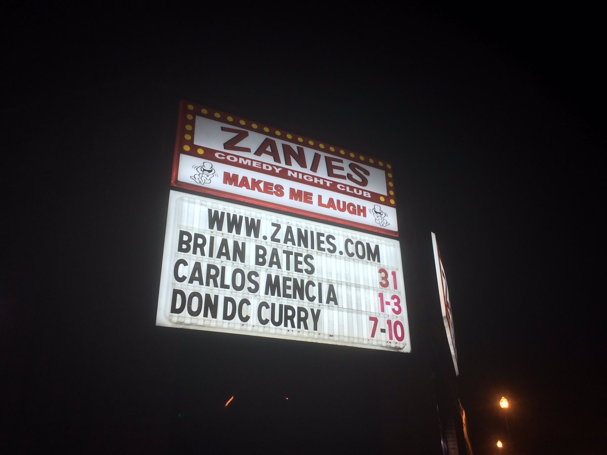 brianbatescomic's tweet photo. Lots of great shows coming up at Zanies but only one comedian has such a busy schedule he's available only one night. That night is tonight. https://t.co/KVp0P9mTSi
