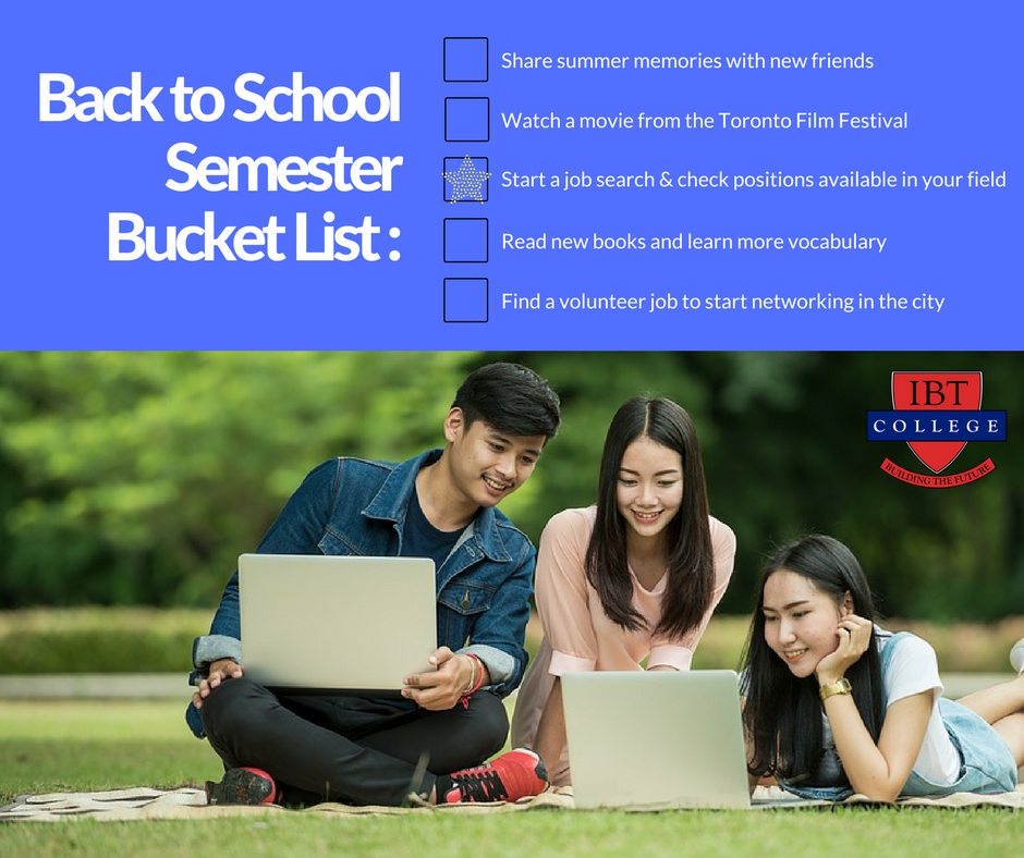 IBT_College's tweet photo. Back to School Bucket List for #IBTCollege students https://t.co/h9PHrQ2Q4s