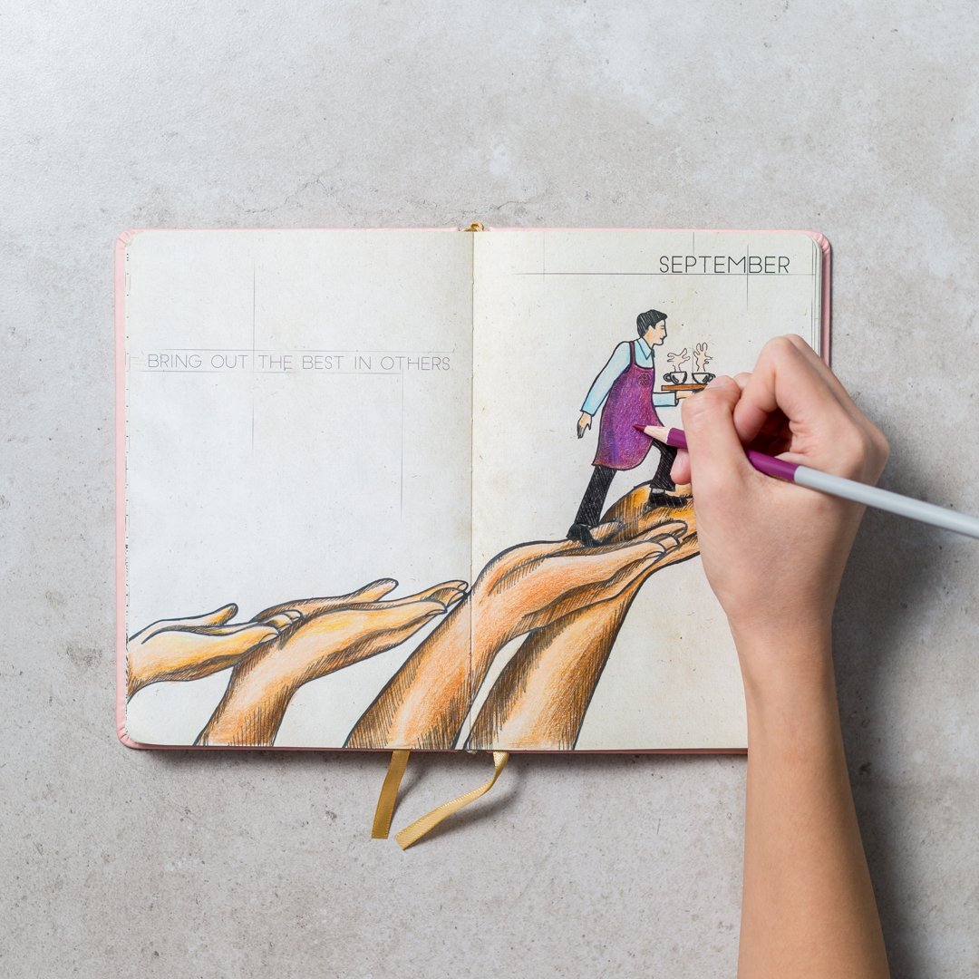 cbtlph's tweet photo. Let this September’s #GivingJournal2017 theme remind you to bring the best out in others! #CBTLph https://t.co/arRq1bFI0s