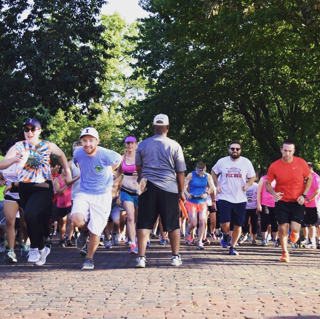 champark's tweet photo. This 3.14 mile course was designed for pie-lovers & running enthusiasts alike! Thanks to all who joined the Pie Run during #TasteCU! https://t.co/WYQpoFX8kb