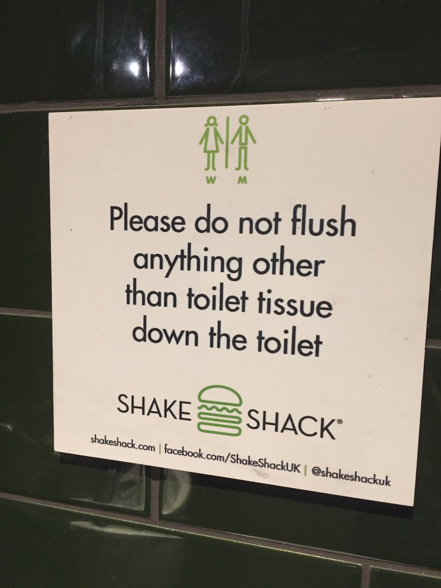 Right you are @shakeshack I'll just leave this big poo on the floor then shall I? #shakeshack #london #burgers #shakes #jokes
