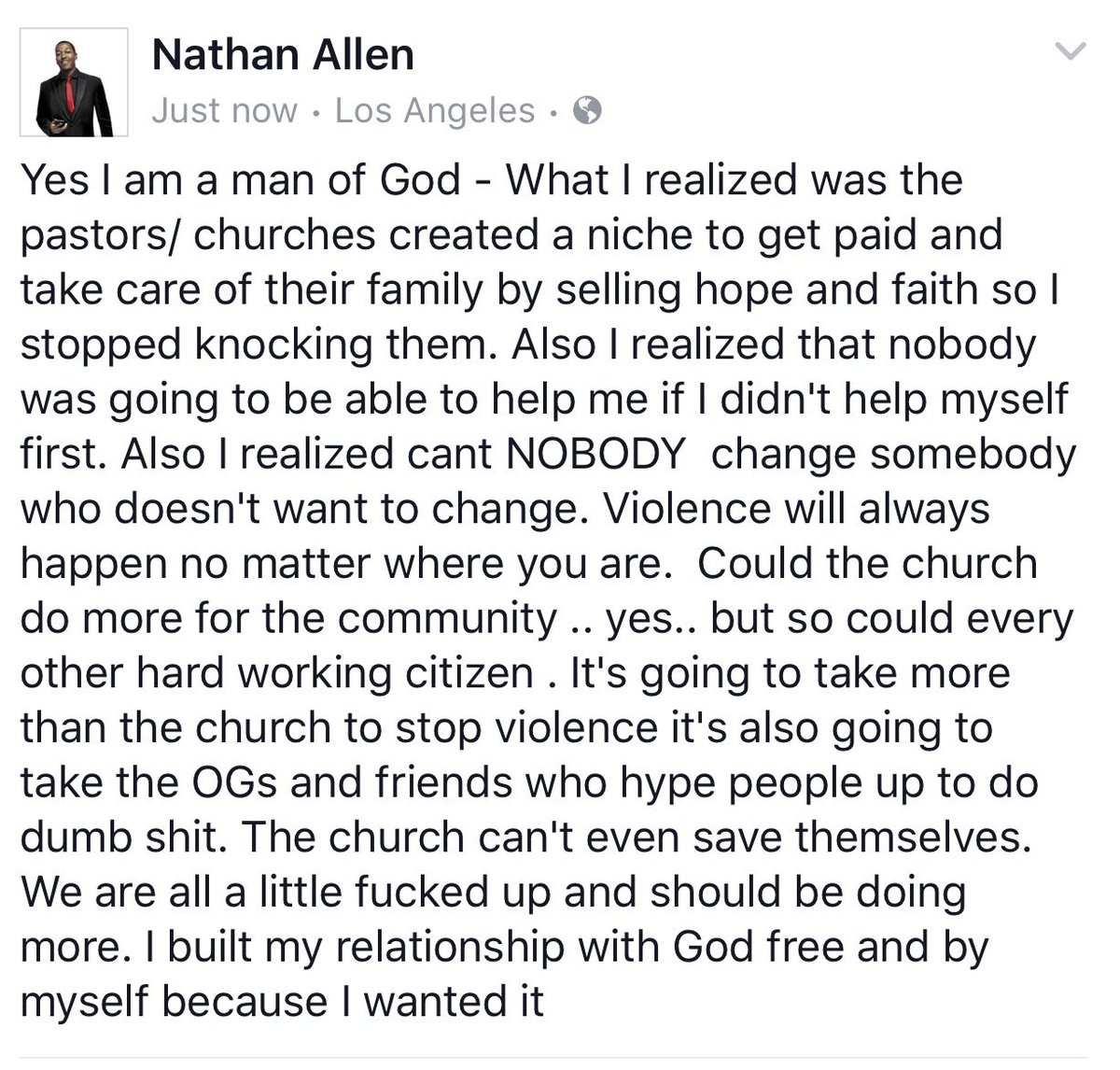 Nobody can help you if you don't help yourself first!