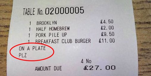 WeWantPlates's tweet image. How To Get Your Meal On A Plate - A Step-By-Step Guide

1) Ask for your meal on a plate
2) Erm... that's it

(Pic: @dommodernist)