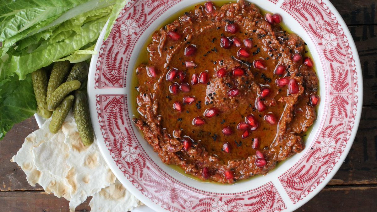 AphroditesFood's tweet photo. Incase you missed it... Our Dixie shows you How-to Make Muhammara Dip https://t.co/S9nYHyTrTS  via @YouTube  @munchies_uk https://t.co/15QNlySVYf