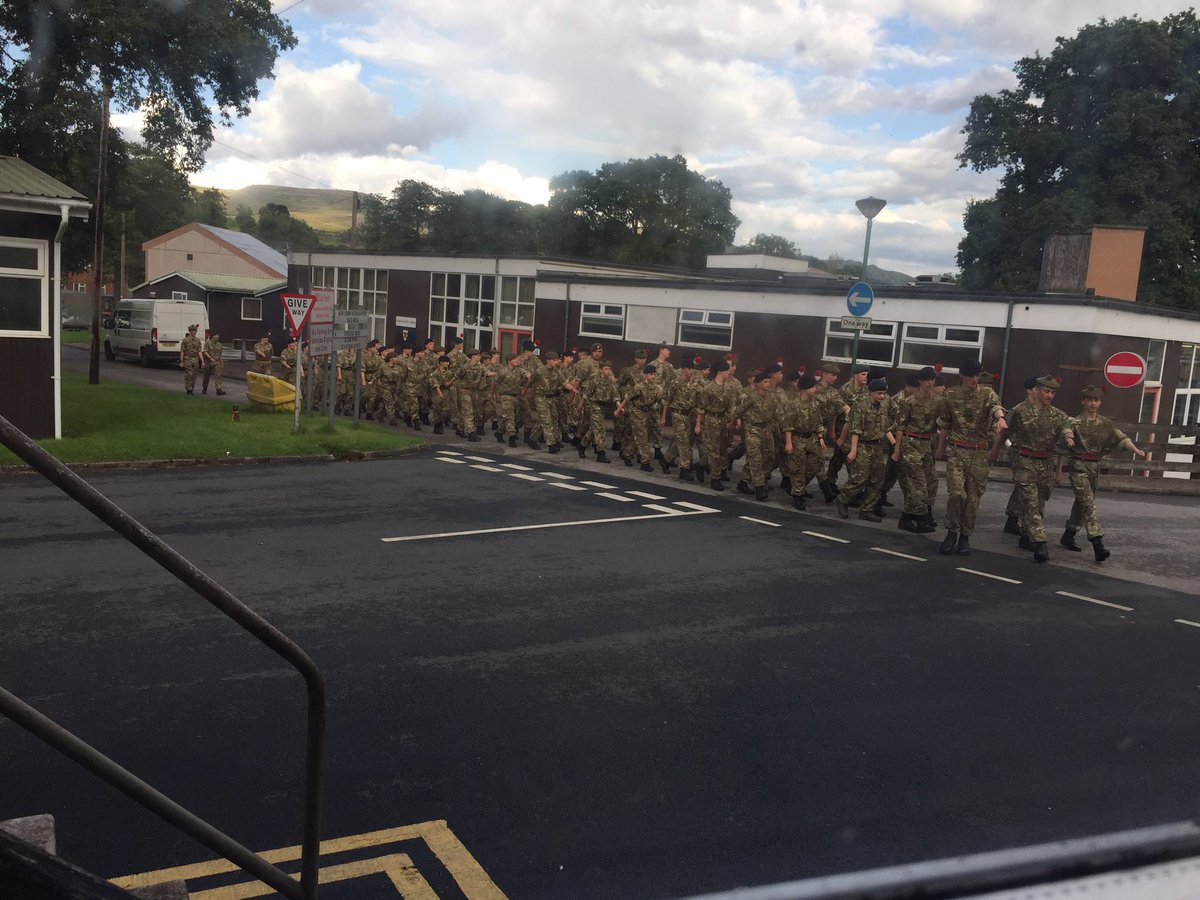 Tobruk Company on their way to their last evening meal on Camp. All off home tomorrow, some for a well earned rest. <a href="/VixsterG/">OC Z Company NACF</a> @nacfpro