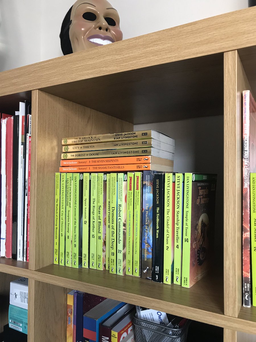 newplanet's tweet photo. Why so many gaps? I can tell you the rest are going on an epic quest with me this Saturday! #FFFest2 @fightingfantasy #TestingMyLuck https://t.co/BkQ9CEUIPB