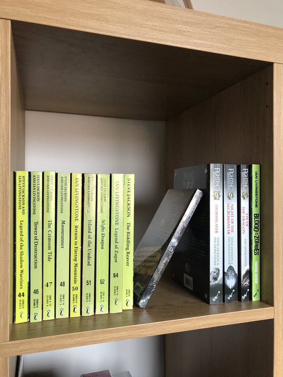 newplanet's tweet photo. Why so many gaps? I can tell you the rest are going on an epic quest with me this Saturday! #FFFest2 @fightingfantasy #TestingMyLuck https://t.co/BkQ9CEUIPB