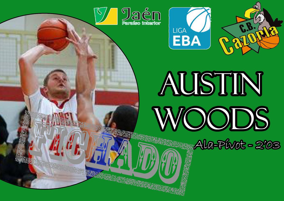 CBCazorla's tweet photo. Nueva incorporación para nuestro equipo: Austin Woods refuerza el juego interior de nuestro equipo #welcometoCazorla https://t.co/wVnj3RsYWl