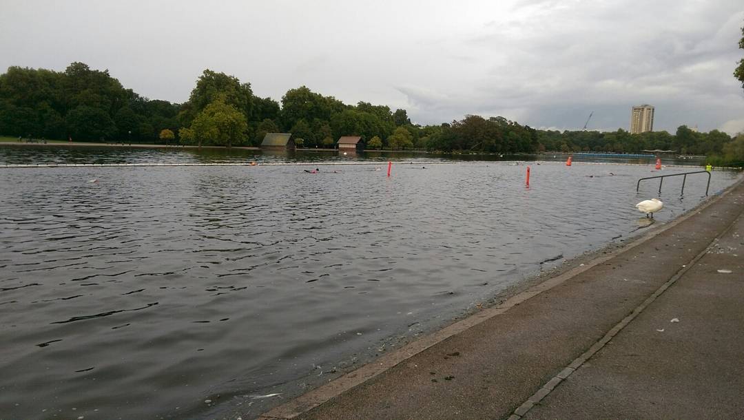 Rain stopped before we set off Wave 1&amp; we had yet another great race! 4 successful races, all sold out. Thanks everyone! <a href="/SwimForTri/">SFT</a>