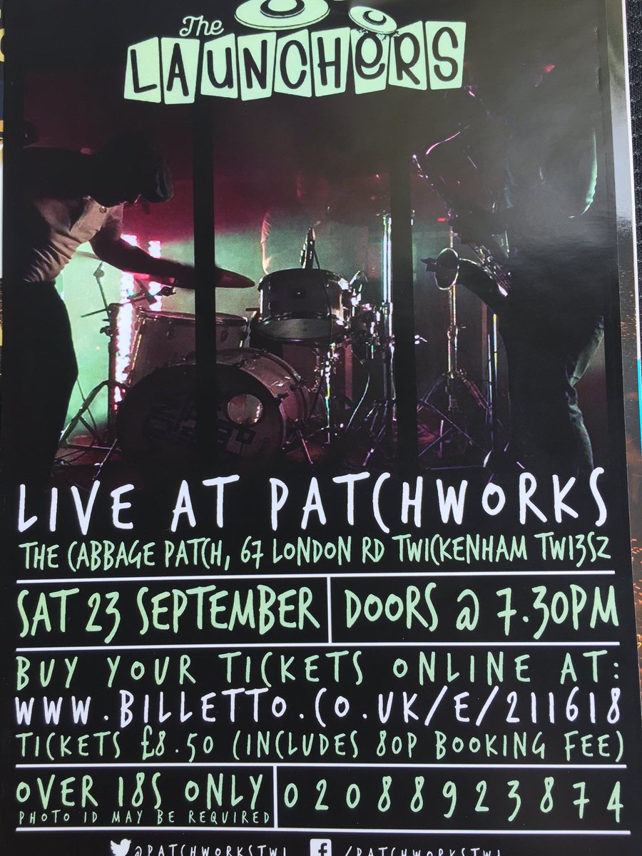 They are back! SKA SUPER GROUP <a href="/the_launchers/">The Launchers</a> Sept 23rd tickets on sale now! Act fast as this always sells out! #savelivemusic