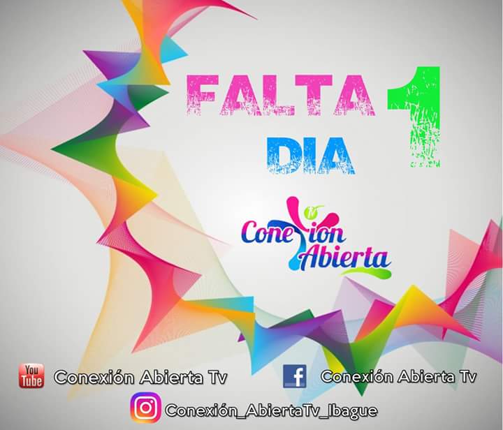 conexionibague's tweet photo. #conectadosconloquemastegusta  mañana viernes por #alpavision 6:00 PM y #canalpyc 6:30 PM #conexionabiertatv https://t.co/9QZOKZy7e9