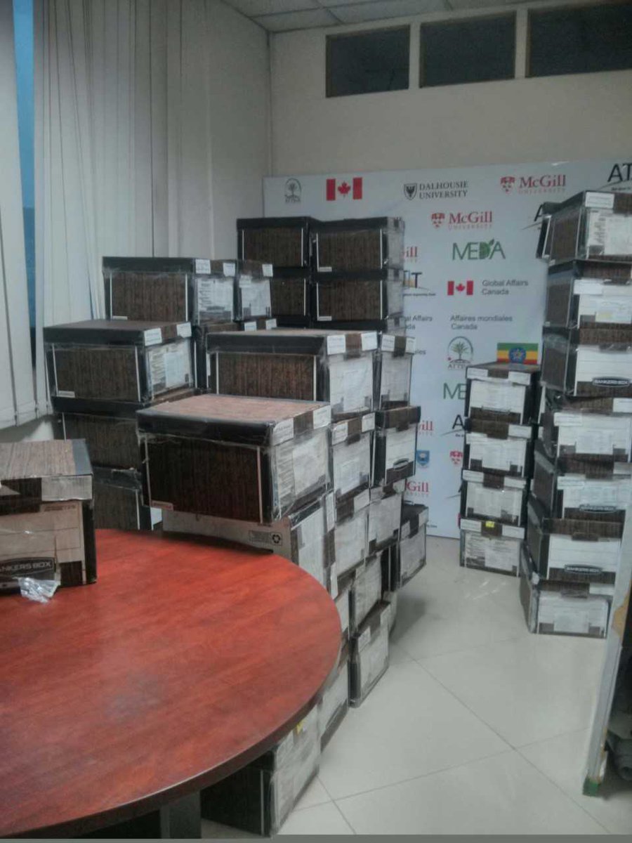 ATTSVE's tweet photo. Our first book shipment has arrived in Ethiopia! These will be used by ATVET college students as a part of their agricultural education https://t.co/X6xGoD0gfu