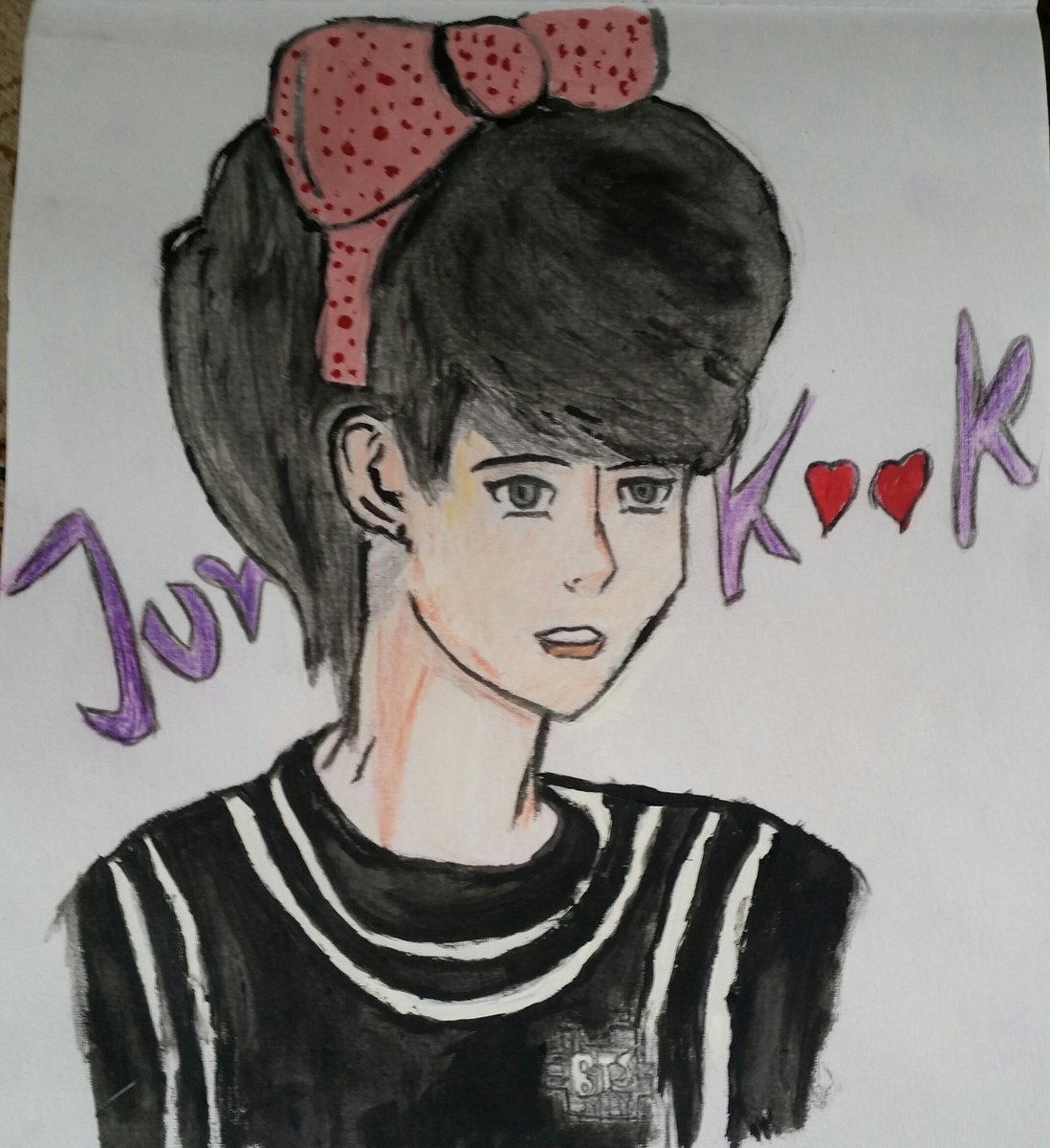 mayjk4ever's tweet photo. @BTS_twt Over the last yrs I tried drawings,letter, painting..this yr it's a decor ;)

Notice me by Alli Simpson really is my life song,sad but true https://t.co/1kV0i03gcK