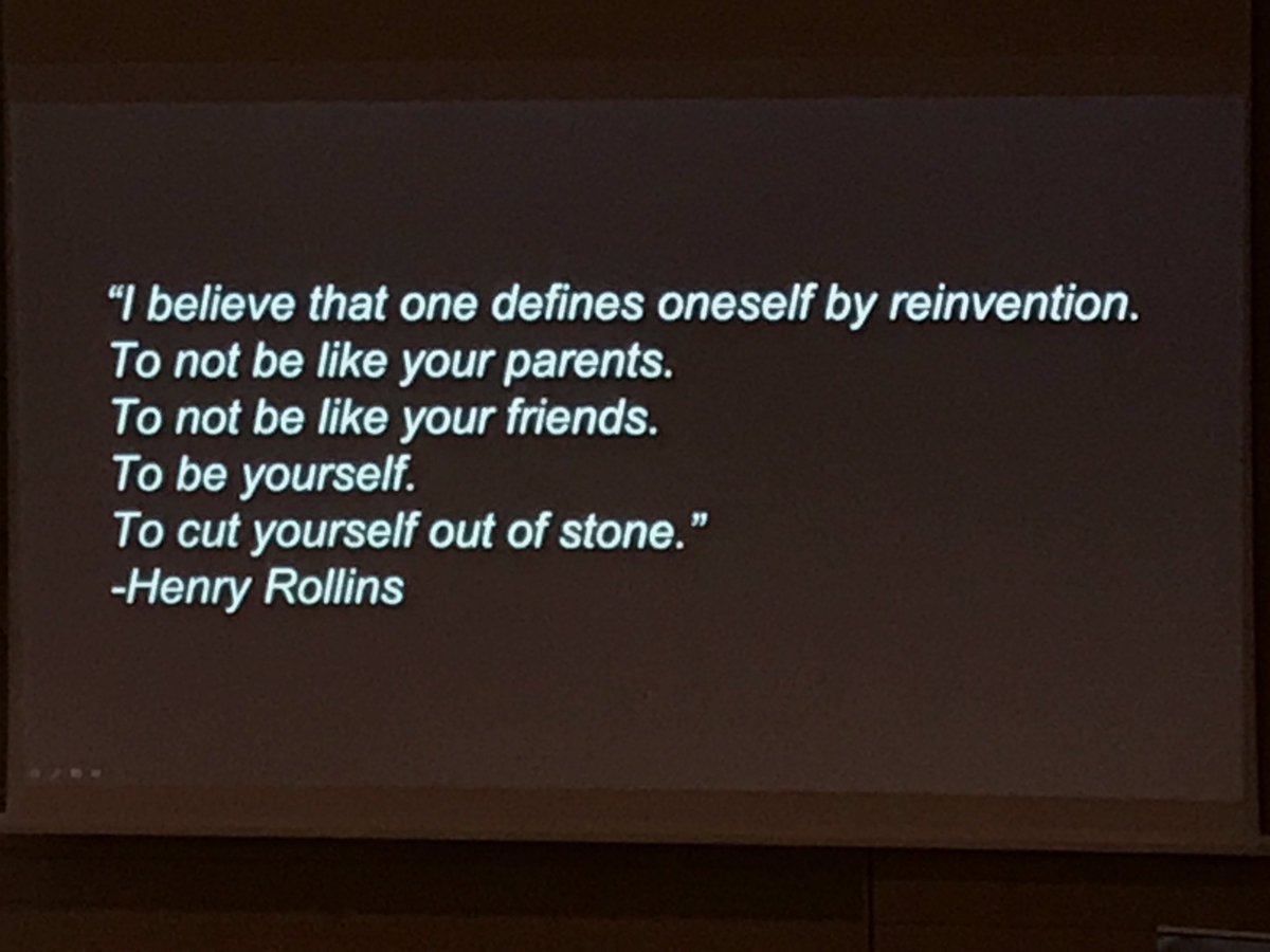 satusalmelin's tweet photo. Henkilöbrändi koostuu teoista sanoo #markosuomi, innoittajana Henry Rollins #ebh2017 @EBHelsinki https://t.co/nRVi7CJNhu